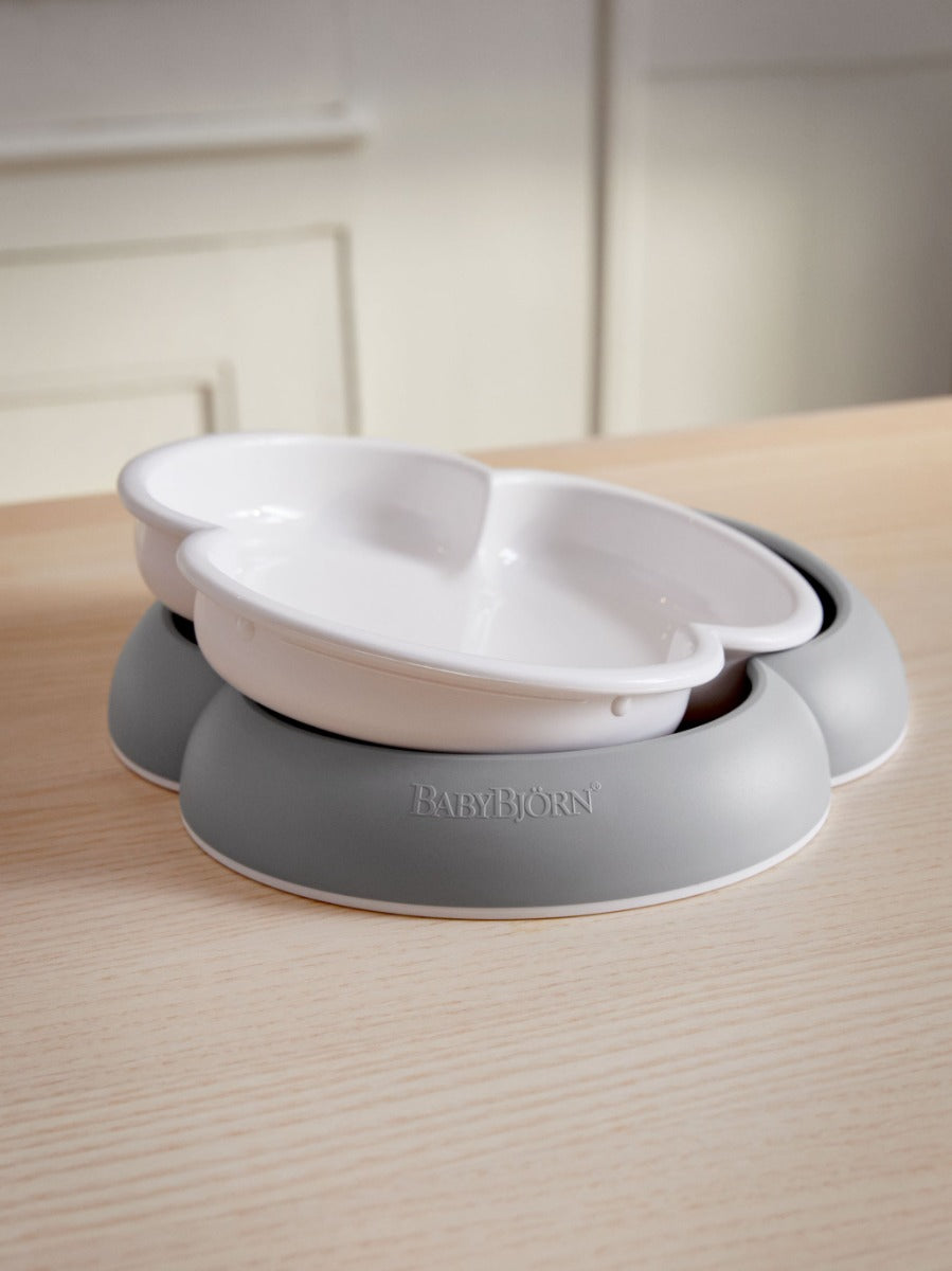 Baby Bjorn Baby Plate, Spoon & Fork (2 Set) (5 Colours) - Made in Sweden - Pupsik Singapore