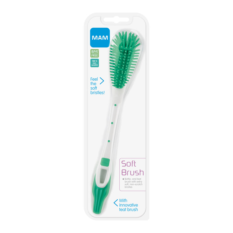 MAM Soft Bottle & Teat Brush (2 Colors) - Pupsik Singapore