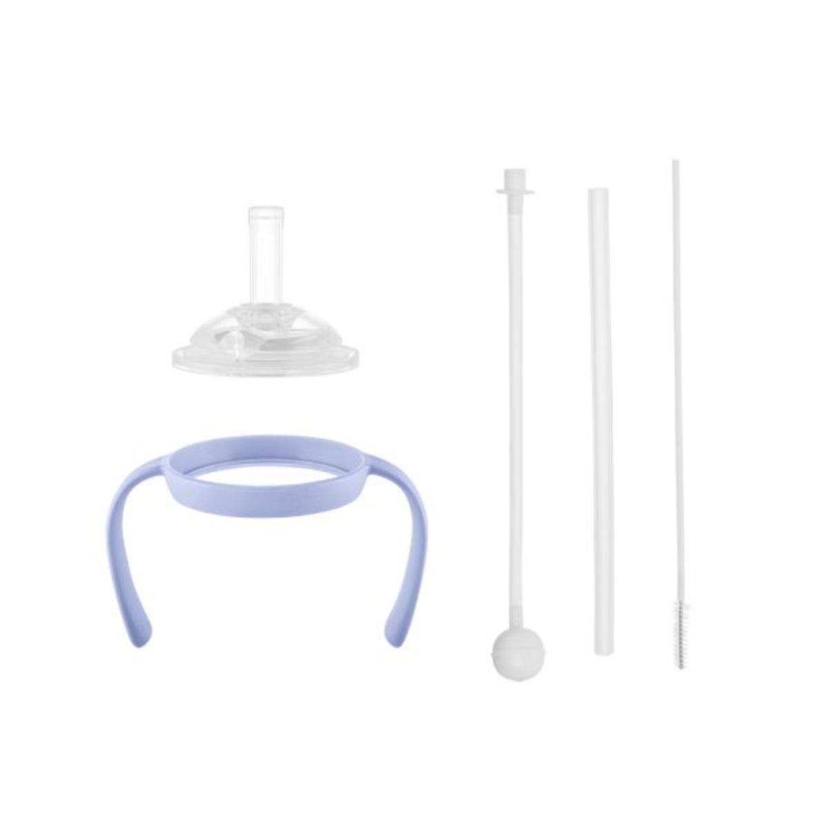Moyuum 360-degree All-In-One Bottle Straw Set, 5pk (4 Colors)