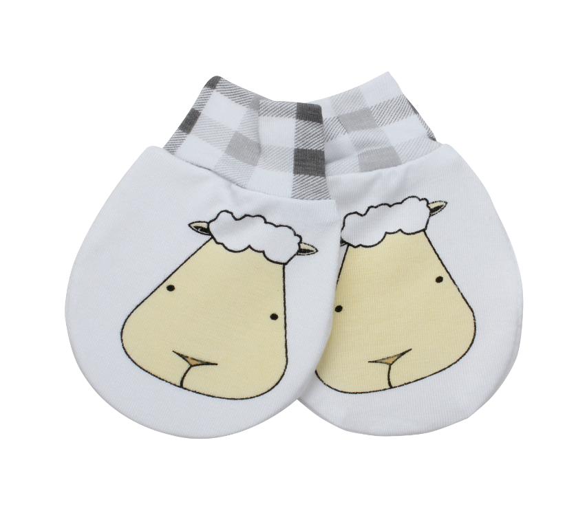 Baa Baa Sheepz Mittens (2 pairs) - 3 Designs - Pupsik Singapore