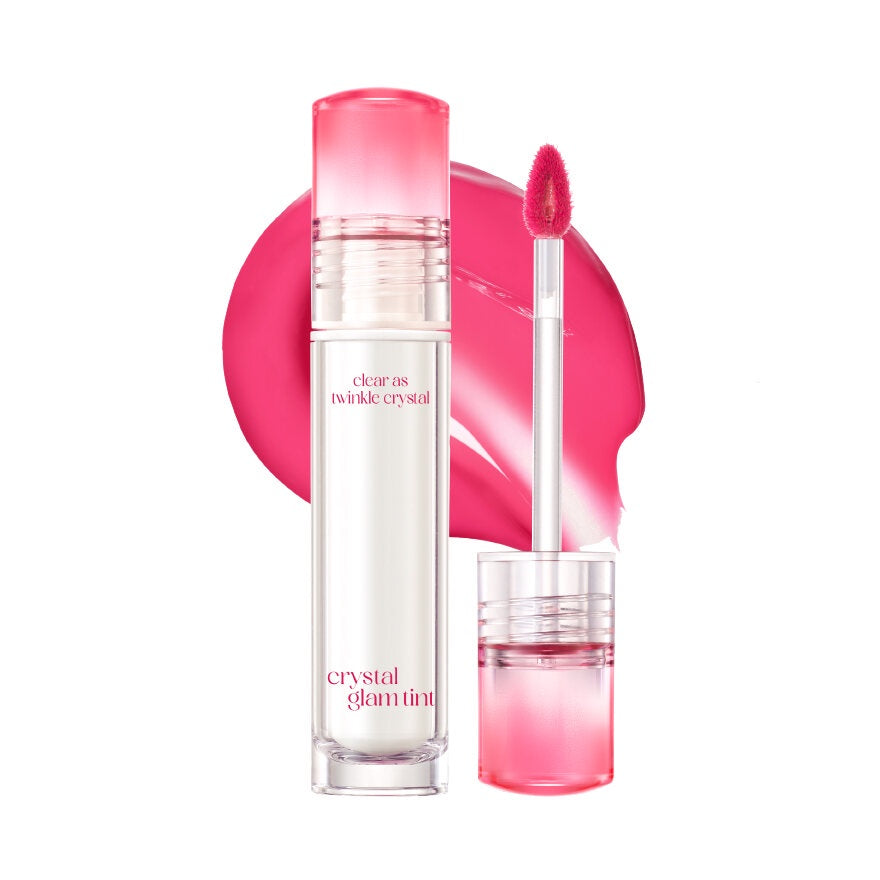 CLIO Crystal Glam Lip Tint, 3.4g (12 Shades) - Pupsik Singapore