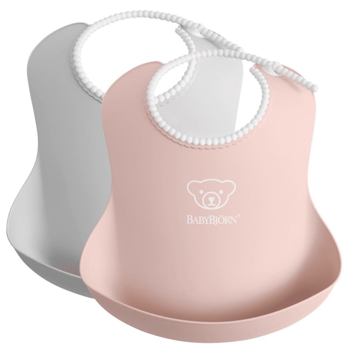 Baby Bjorn (Larger) Baby Bib, 2pk (5 Colours) - Made in Sweden - Pupsik Singapore