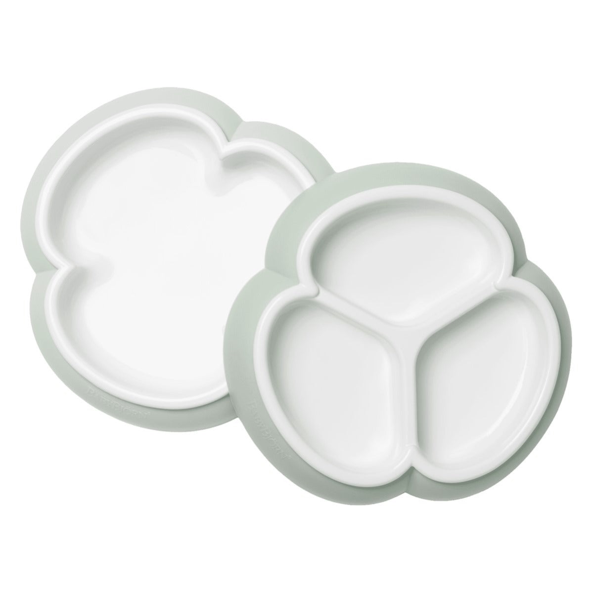 Baby Bjorn 2-piece Baby Plate Set (4 Colors) - Made in Sweden - Pupsik Singapore
