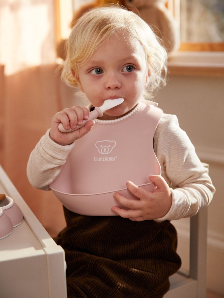 Baby Bjorn (Larger) Baby Bib, 2pk (5 Colours) - Made in Sweden - Pupsik Singapore
