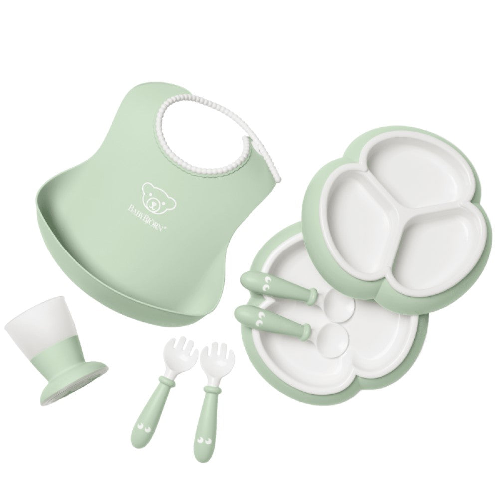 Baby Bjorn Dinnerware Set, 8pcs (4 Colours) - Pupsik Singapore