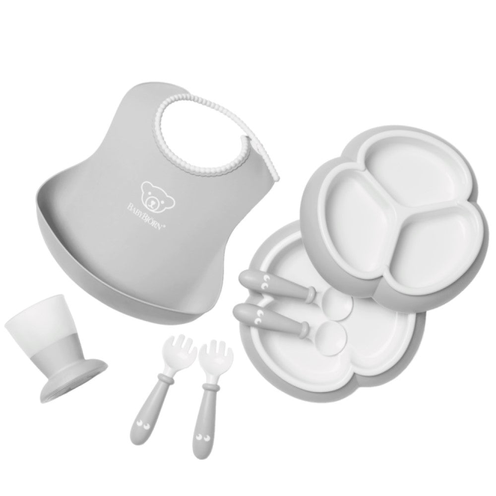 Baby Bjorn Dinnerware Set, 8pcs (4 Colours) - Pupsik Singapore