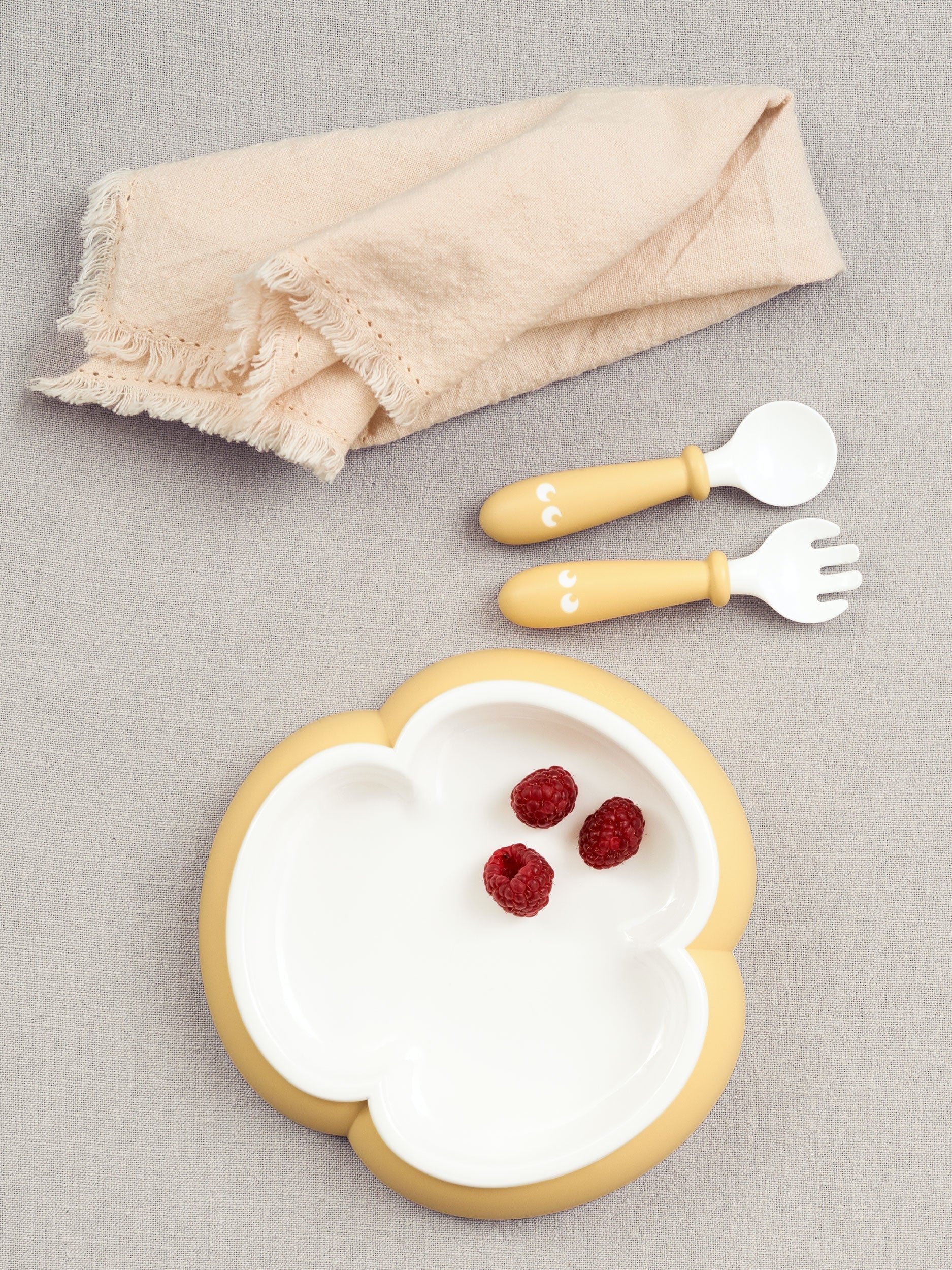 Baby Bjorn Baby Plate, Spoon & Fork (2 Set) (5 Colours) - Made in Sweden - Pupsik Singapore