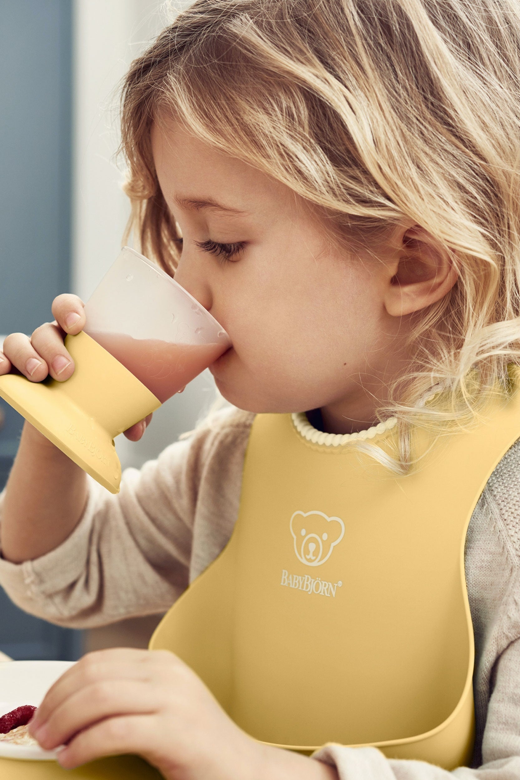 Baby Bjorn (Larger) Baby Bib, 2pk (5 Colours) - Made in Sweden - Pupsik Singapore