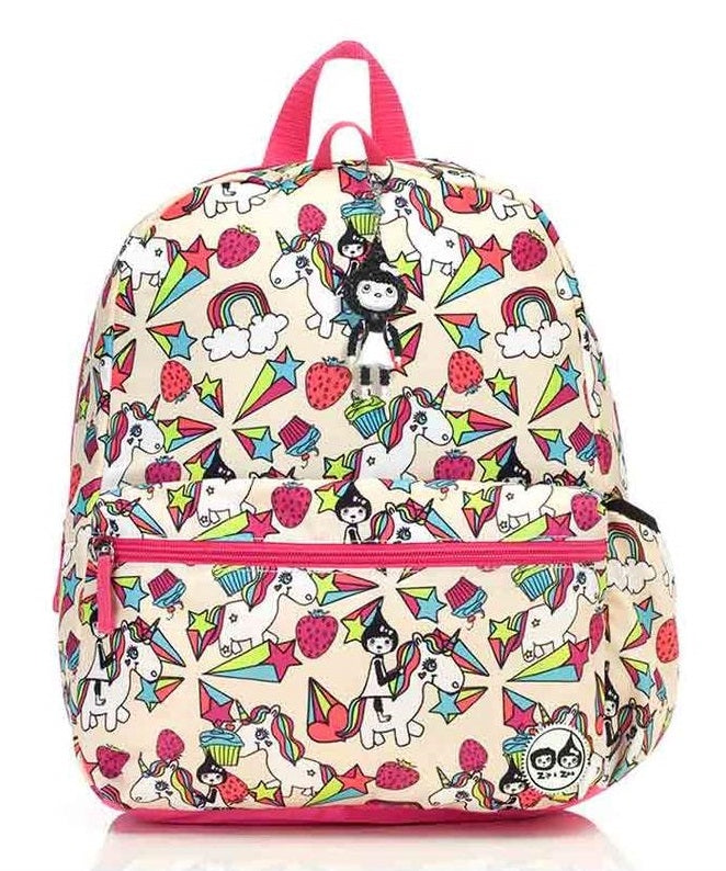 Babymel Zip & Zoe Kids Backpack & Safety Harness / Reins - Unicorn