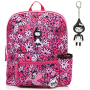Babymel Zip & Zoe Kids Backpack & Safety Harness / Reins - Floral Pink
