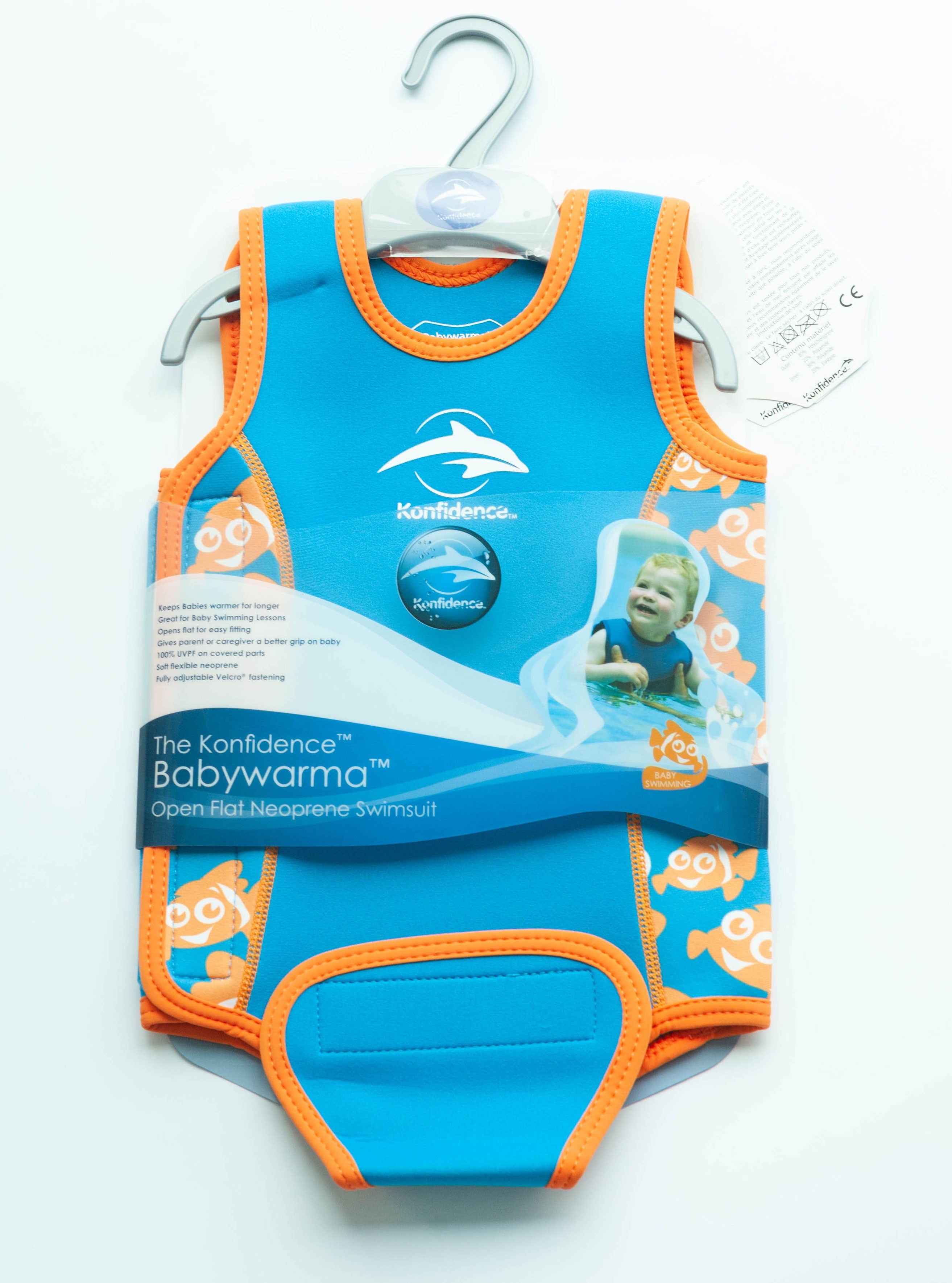 Konfidence BabyWarma Swimsuit - Clownfish