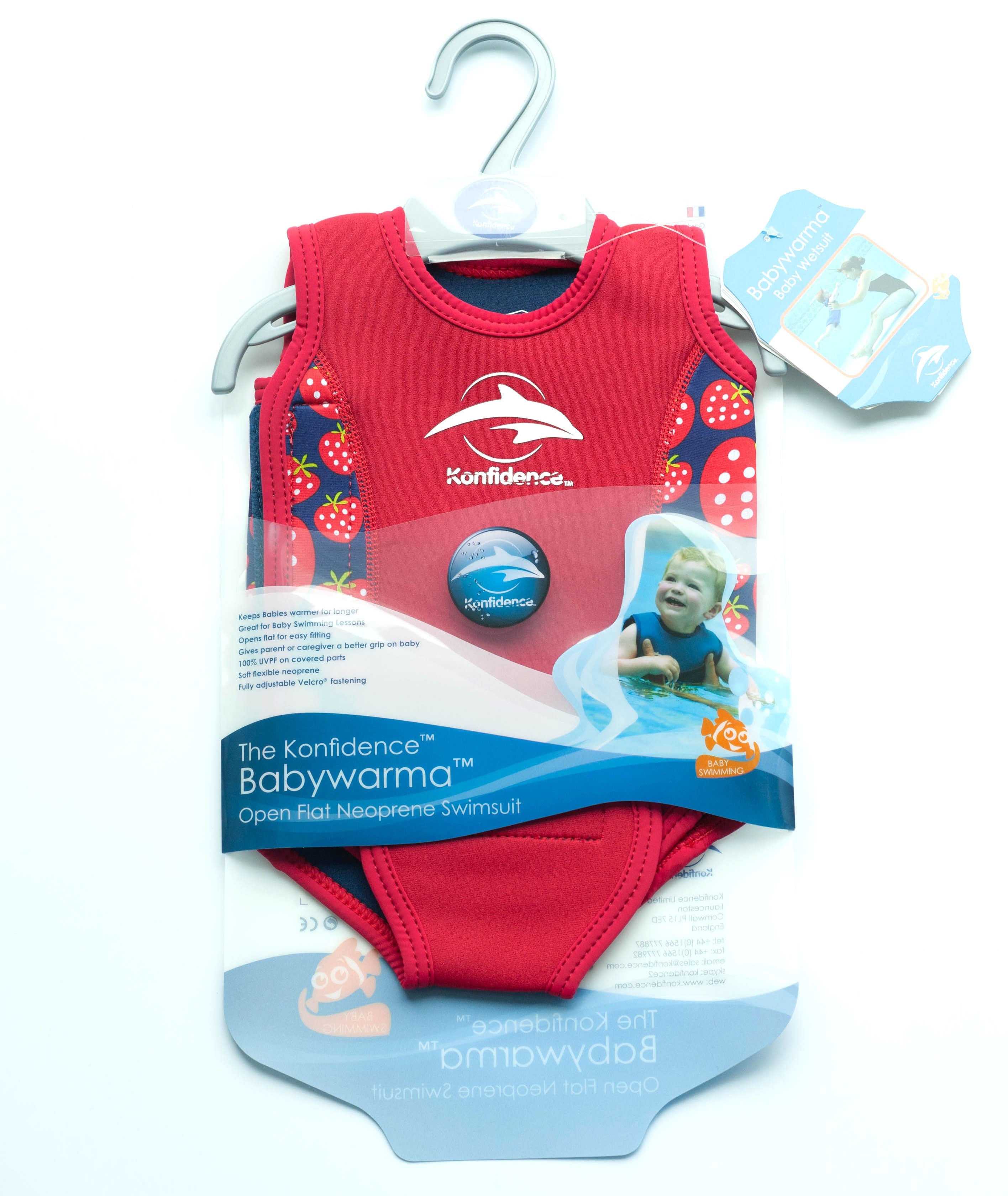 Konfidence BabyWarma Swimsuit - Strawberry