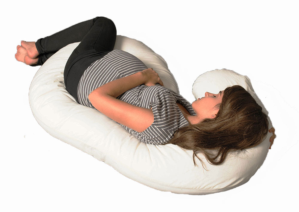 MPJ Wonderpillow 8-in-1 Maternity, Nursing Microfibre Pillow with Bamboo Cover (2 Designs)