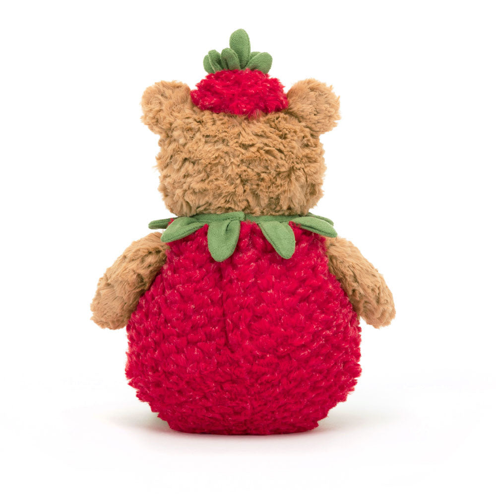 Jellycat Bartholomew Bear Strawberry Soft Toy (26cm)