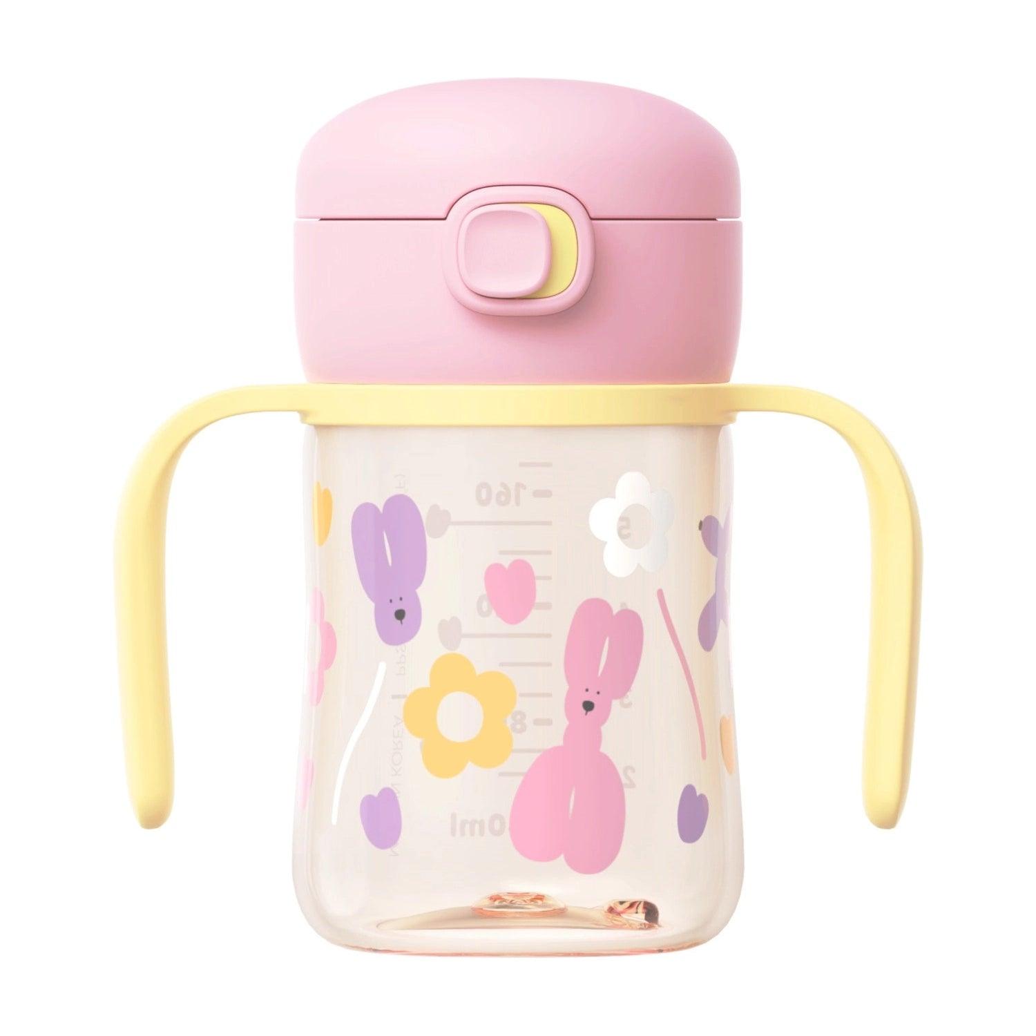 Moyuum PPSU All-in-One One-Touch Straw Bottle, 170/270/330ml (6 Designs) - Pupsik Singapore