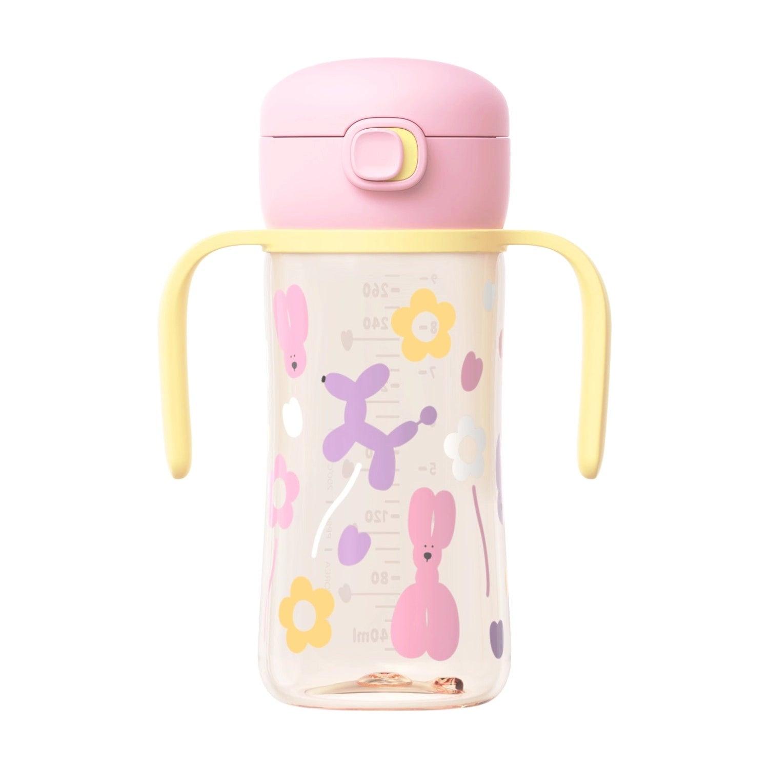 Moyuum PPSU All-in-One One-Touch Straw Bottle, 170/270/330ml (6 Designs) - Pupsik Singapore