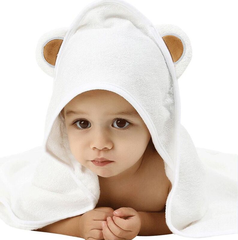 MPJ Baby Hooded Bath Towel (+ Free Washcloth) - 5 Designs - Pupsik Singapore