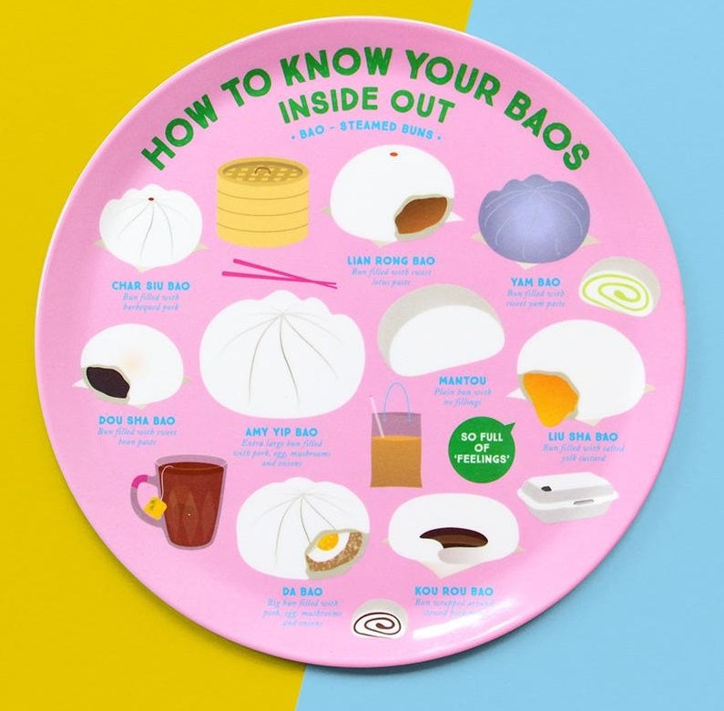 The Little Drom Store Melamine Plate (10 inch) (12 Designs)