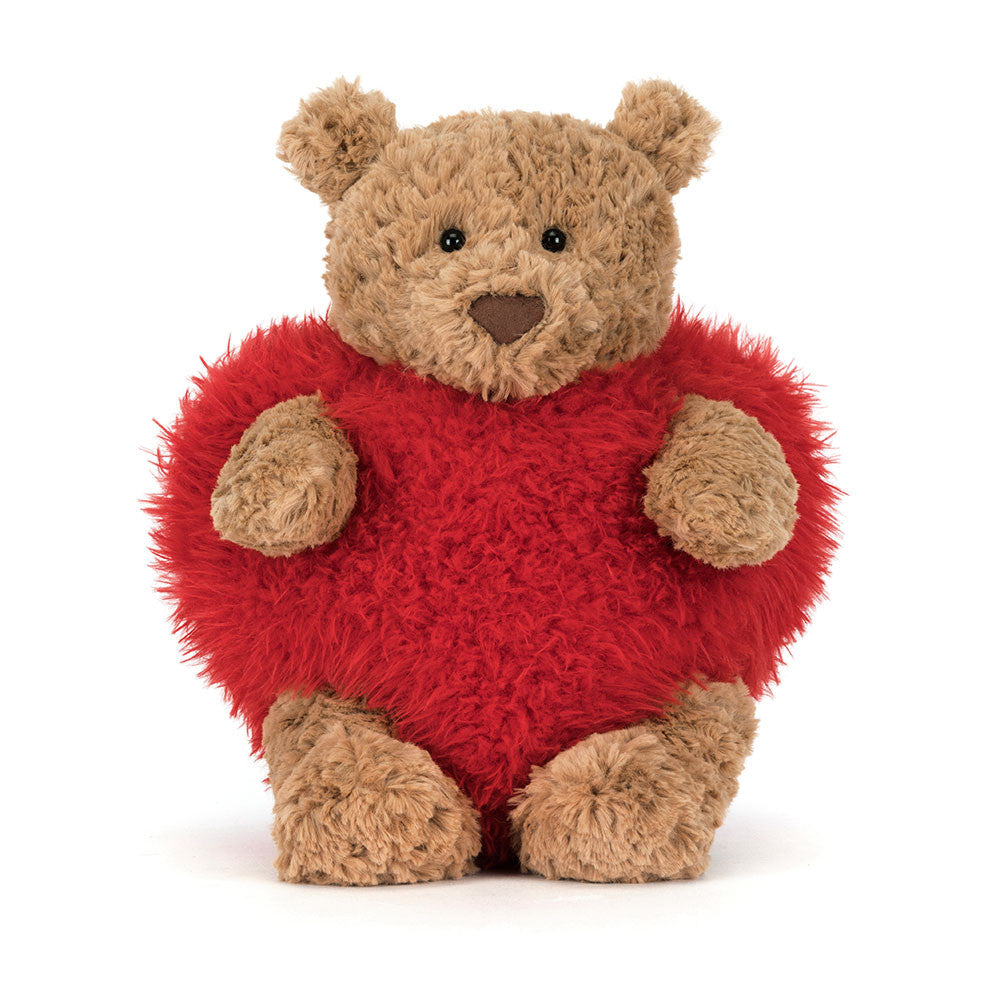 Jellycat Bartholomew Bear 'Heartthrob' Soft Toy (26cm)