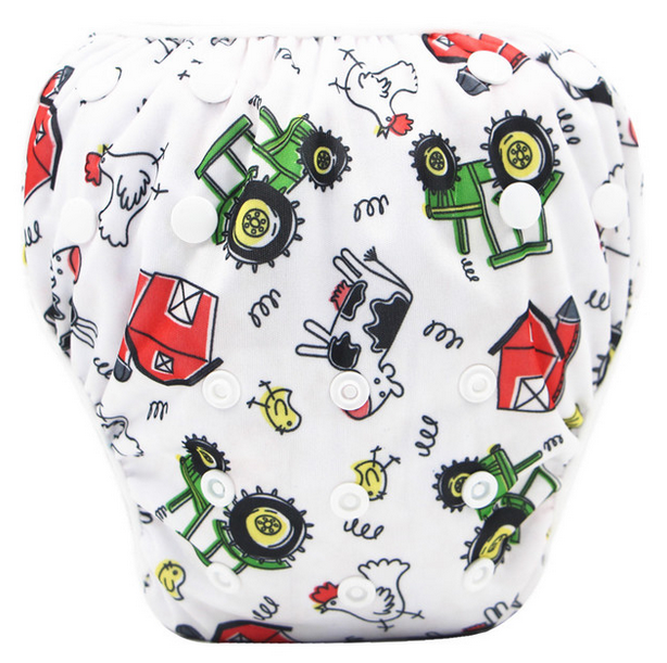 Pupsik Adjustable Snap Swim Diaper (35 Designs)