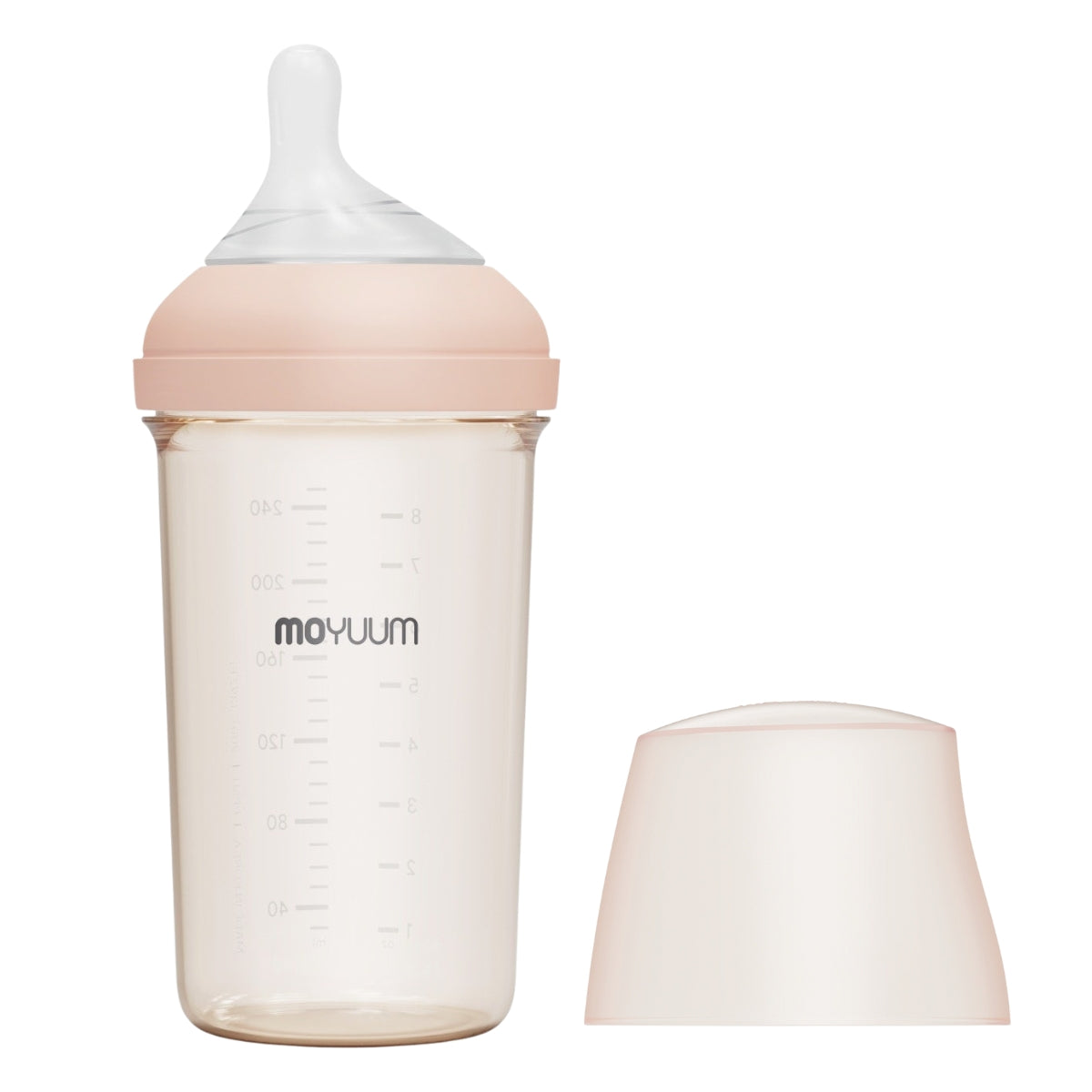Moyuum mov.aa PPSU Wide Neck Baby Bottle, 160/250ml (3 Colors)