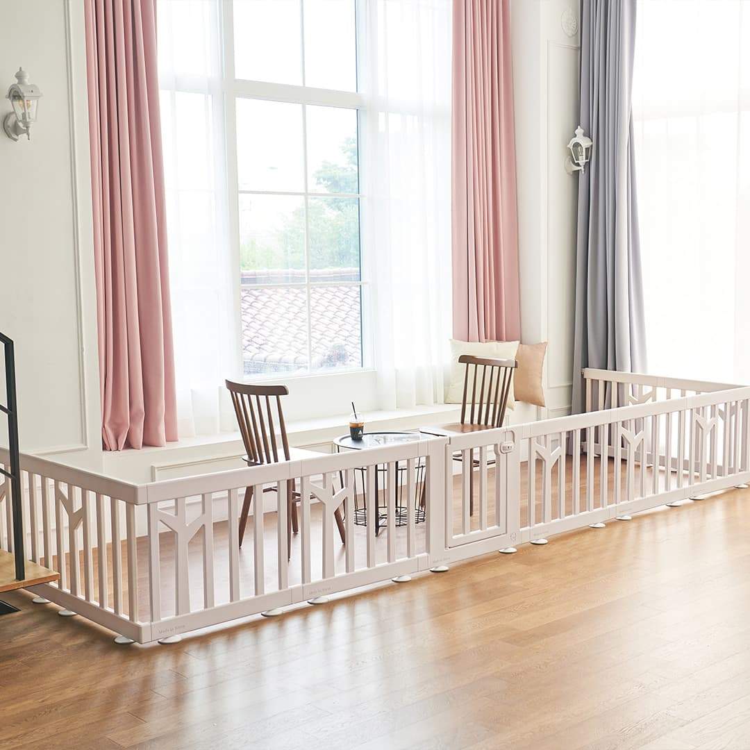 IFAM Birch Baby Play Yard w/ Door Set, 12pcs (207 x 147cm) - Beige