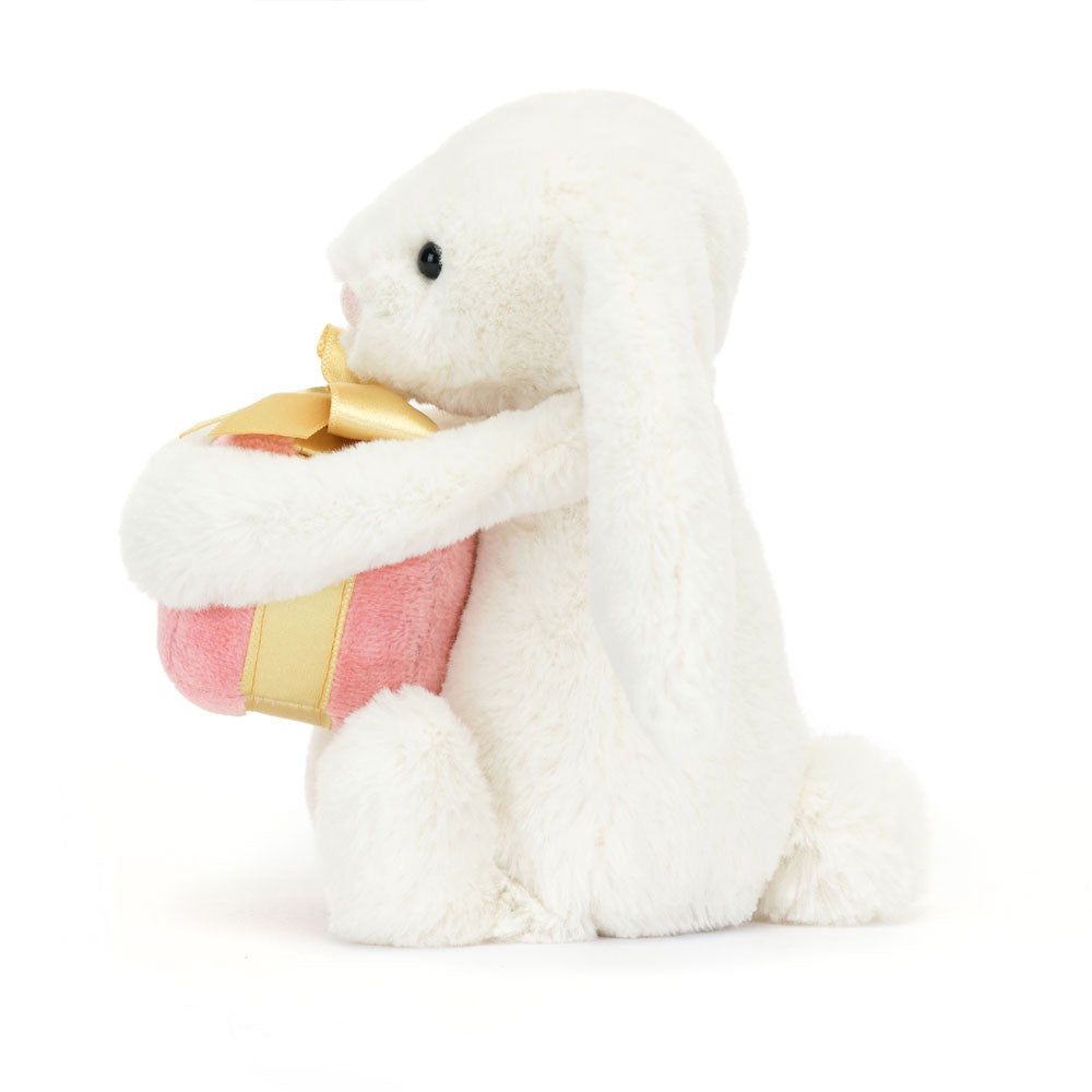 Jellycat Bashful Bunny with Present (18cm)