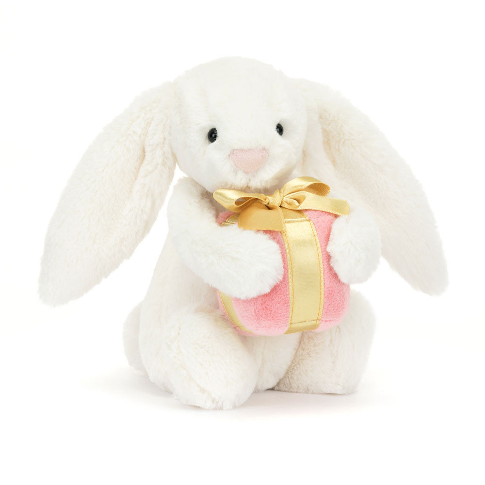 Jellycat Bashful Bunny with Present (18cm)