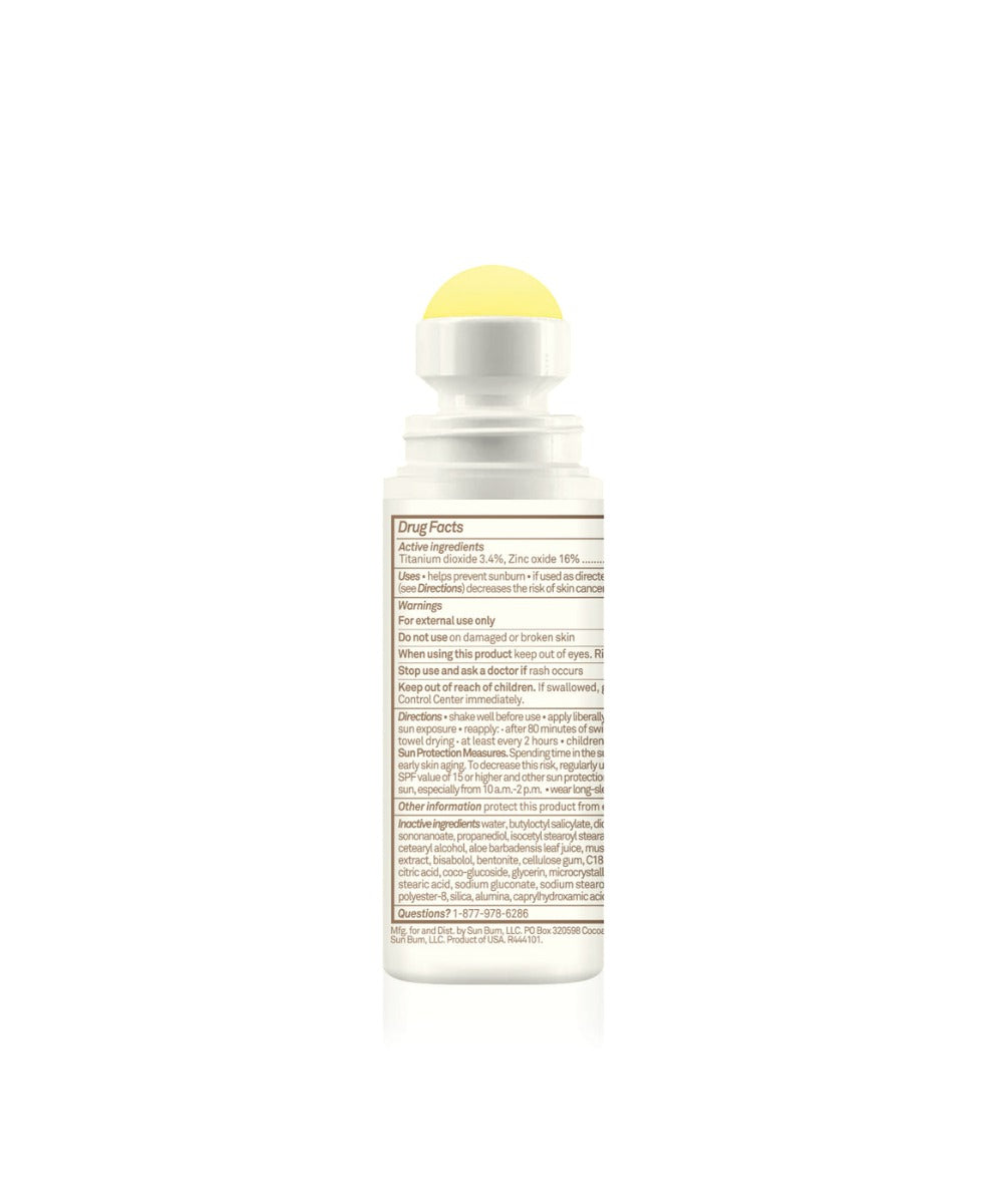 Sun Baby Bum Mineral SPF50 Sunscreen Roll-On Lotion (Fragrance-Free), 3 fl.oz - exp 07/26