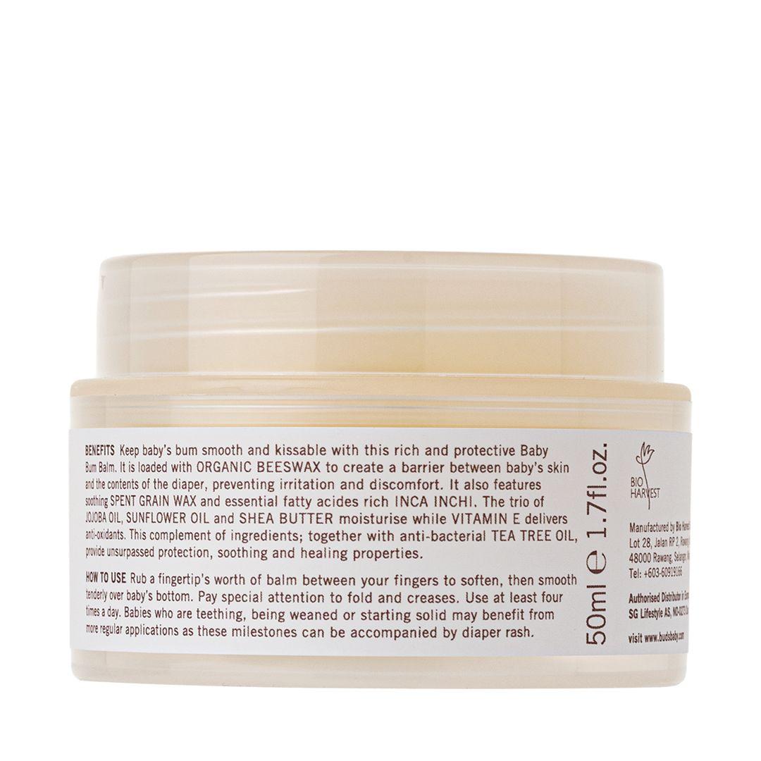 Buds Organics Baby Bum Balm, 50ml - exp 02/28