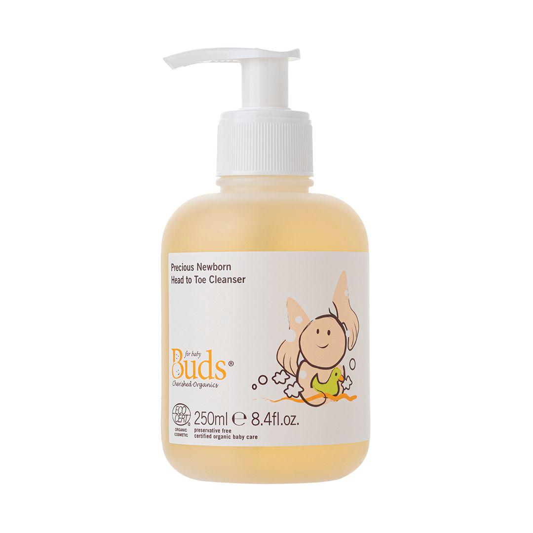 Buds Organics Precious Newborn Head To Toe Cleanser, 250ml (exp 09/27)