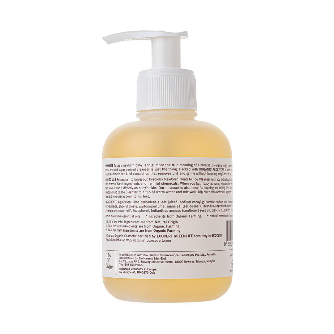 Buds Organics Precious Newborn Head To Toe Cleanser, 250ml (exp 09/27)