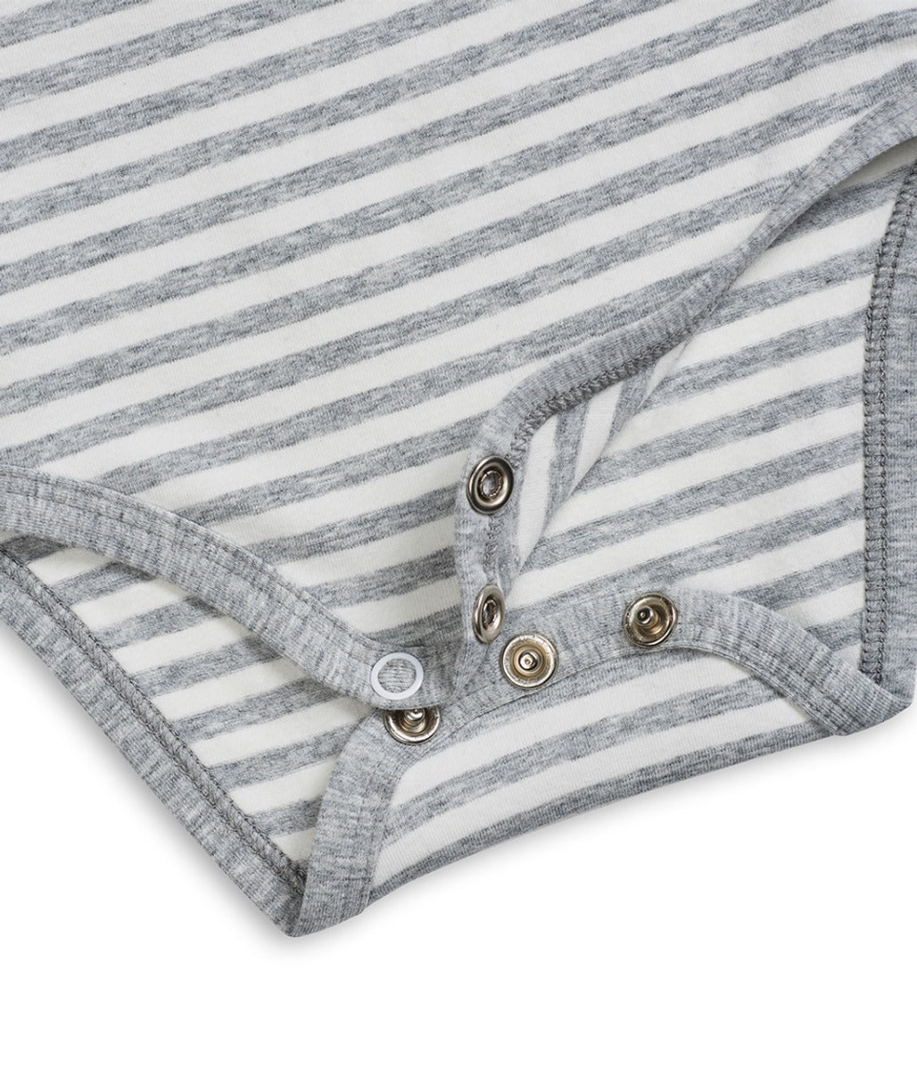 Love to Dream Sleeveless Bodysuit - Stripe Grey (5 Sizes)