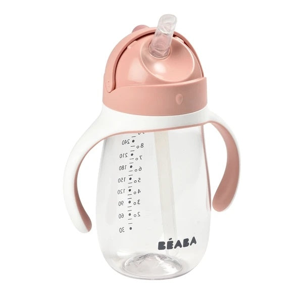 Beaba Tritan Straw Cup (300ml) - 4 Colours - Pupsik Singapore