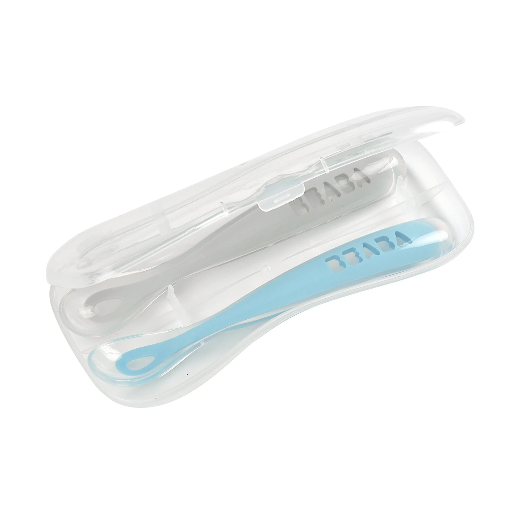 Beaba 1st Age Silicone Spoons, 2pk (3 colours) - Pupsik Singapore