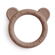 Mushie Silicone Bear Teether - Natural