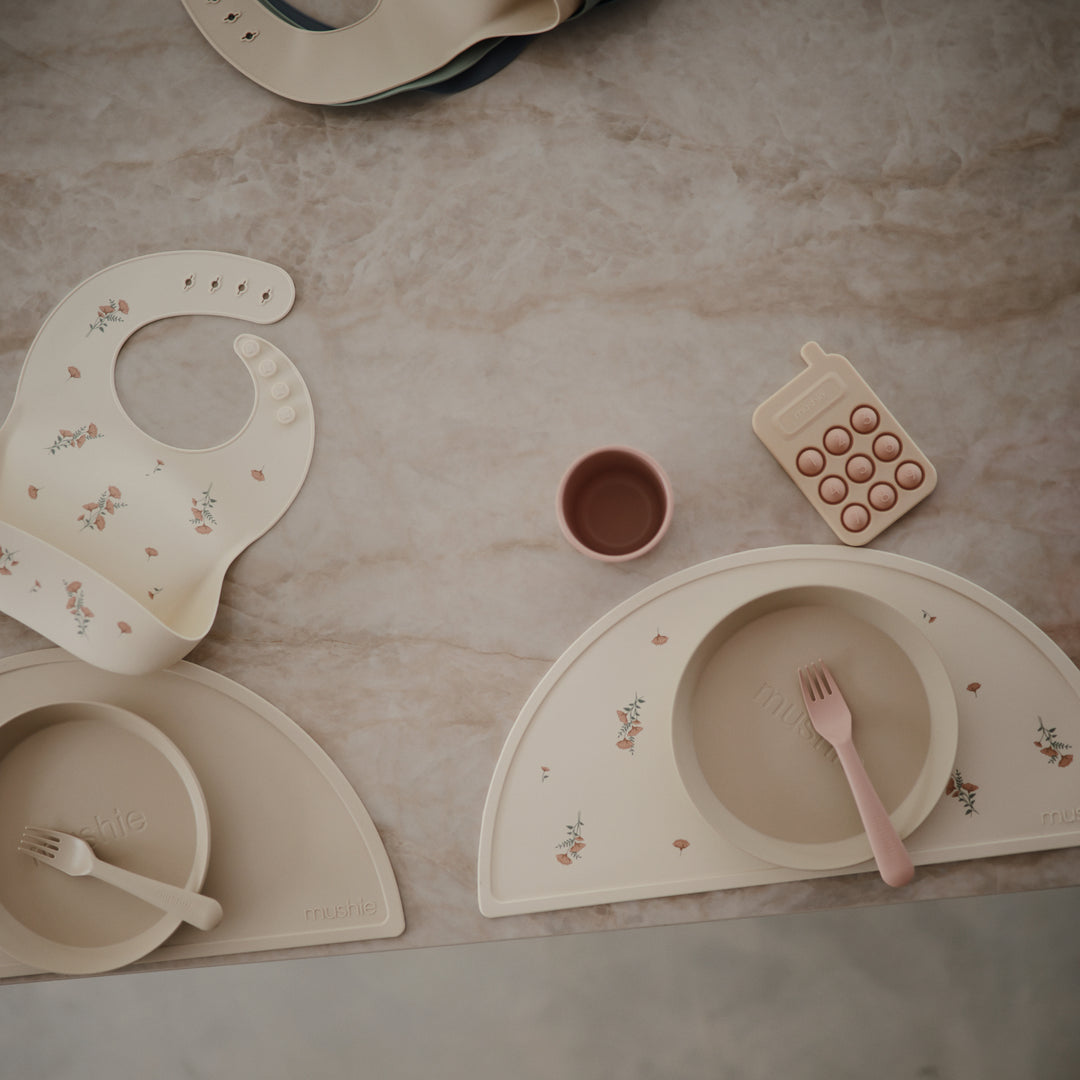 Mushie Silicone Baby Bib (40 designs) - Pupsik Singapore