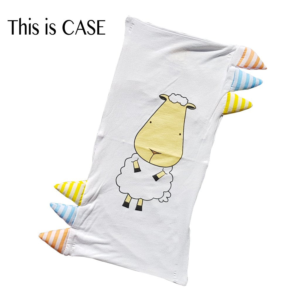 Baa Baa Sheepz Bed-Time Buddy Jumbo Pillow Cover (30 Designs) - Pupsik Singapore