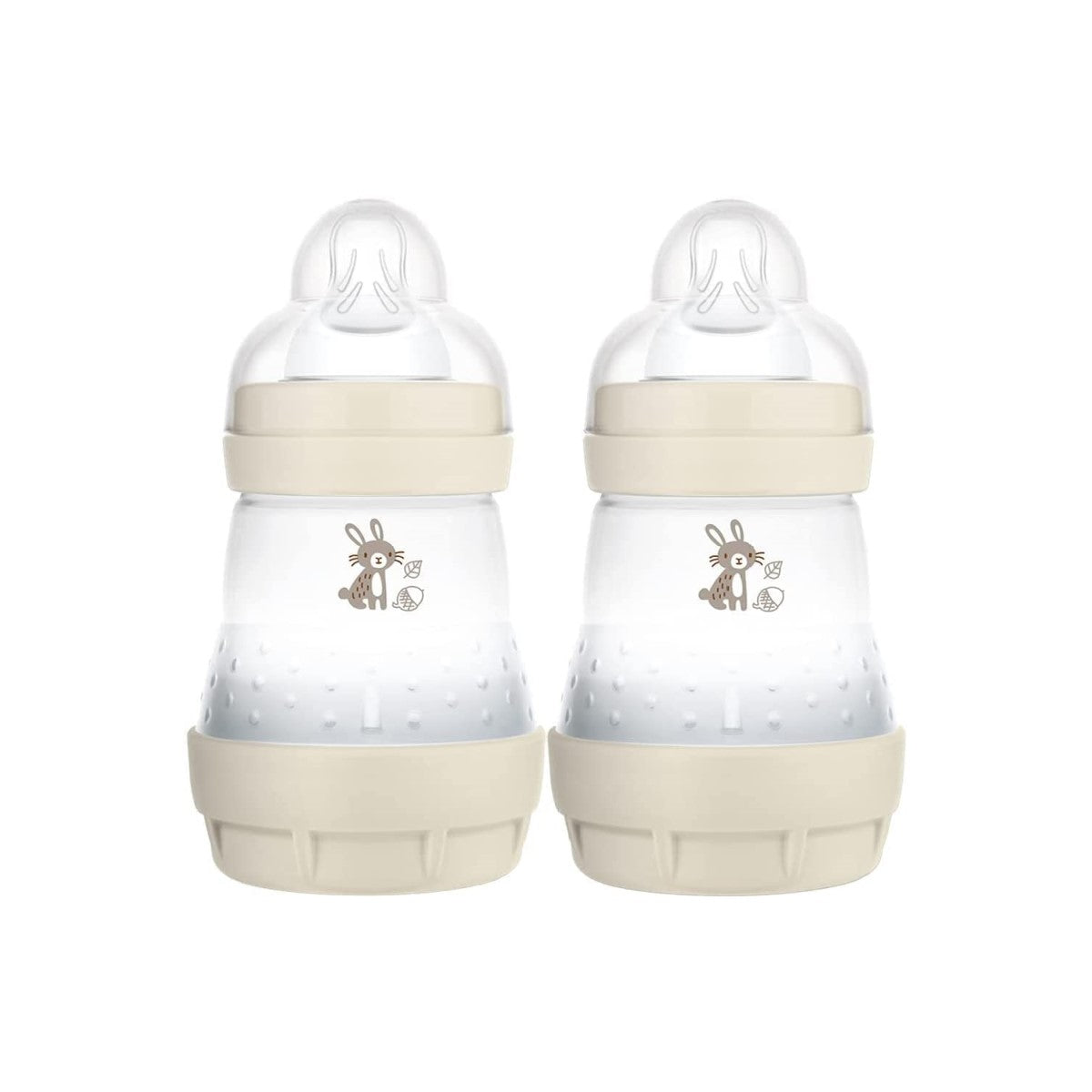 MAM Easy Start Anti-Colic Milk Bottle, 2 x 160ml (3 Colours Assorted) - Pupsik Singapore