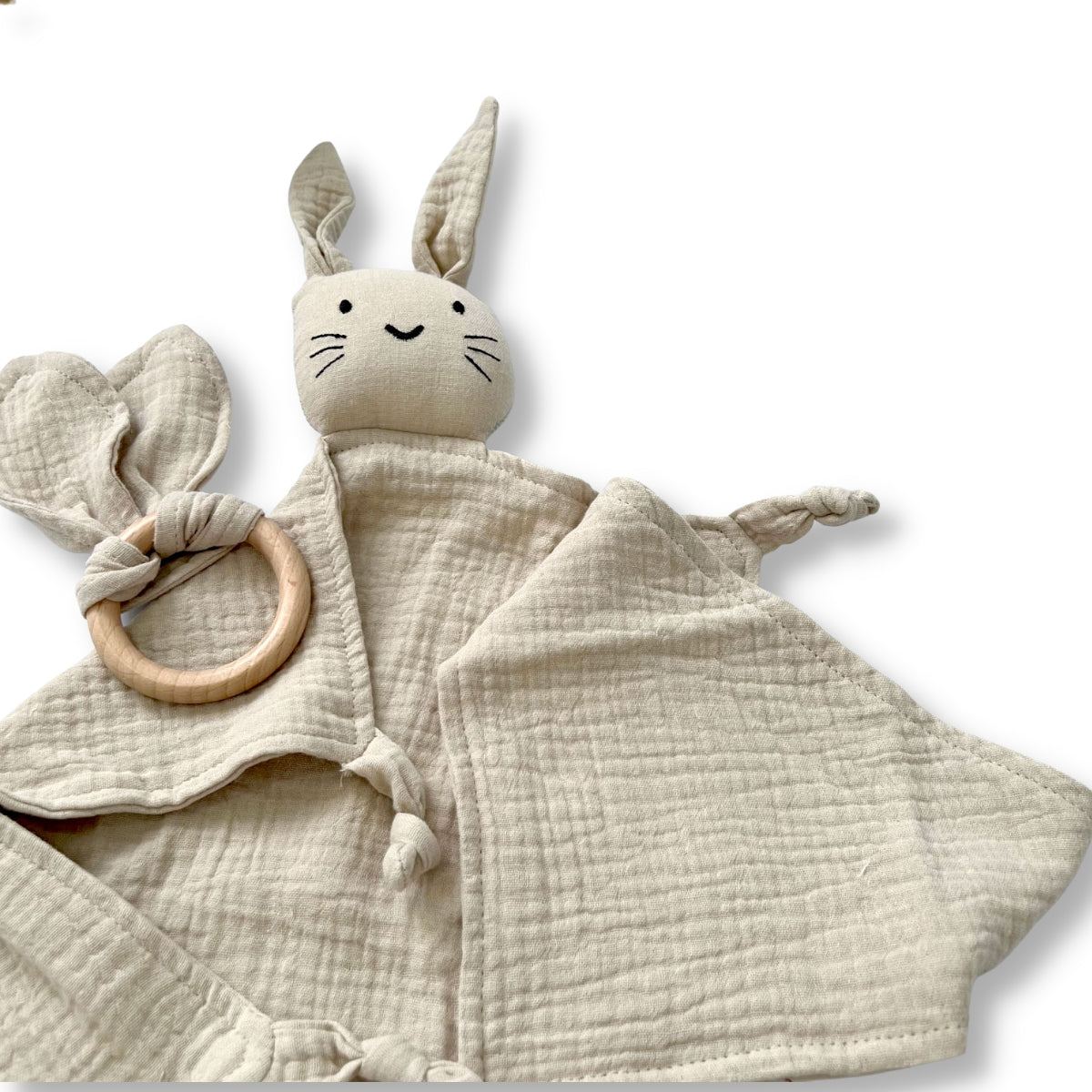 A, Apple Pie Snuggle Bunny Baby Gift Set (5 Colors) - Pupsik Singapore