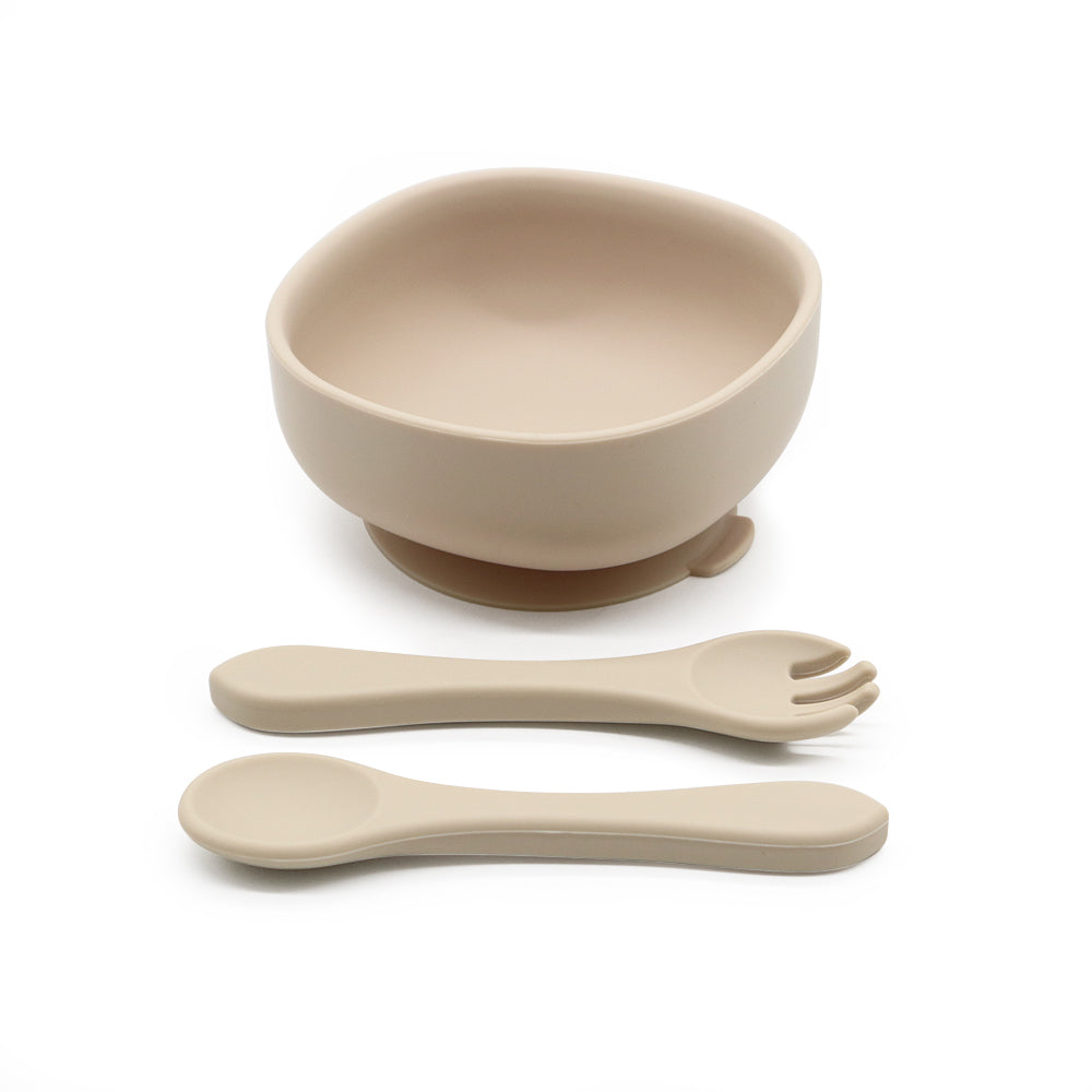 Biomom Silicone Suction Toddler Bowl Set (12 Colours) - Pupsik Singapore