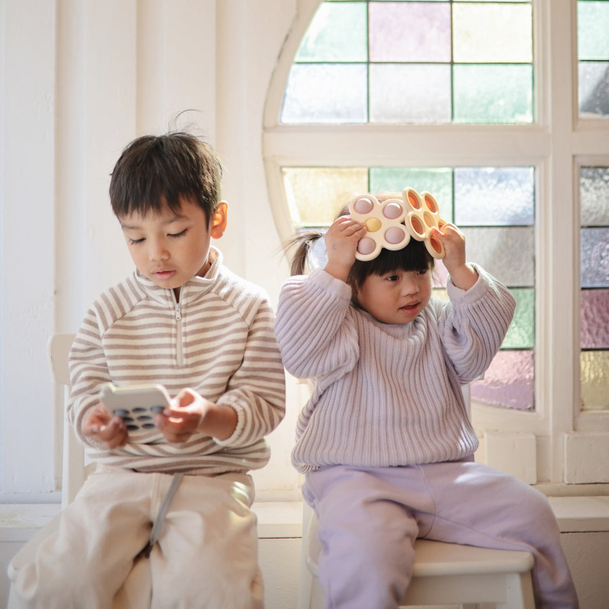 Mushie Flower Press Toy (3 Colors) - Pupsik Singapore