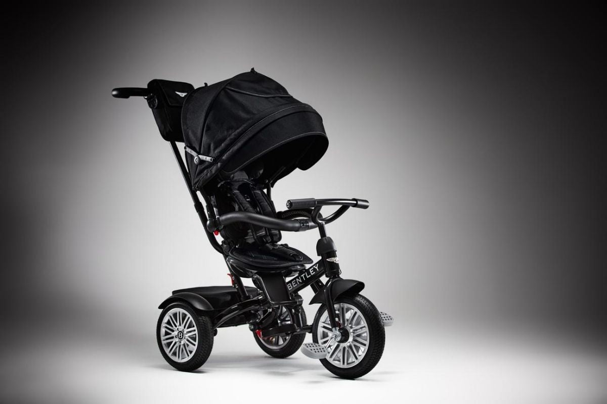 Bentley Babies 6 in 1 Stroller Trike - Onyx Black