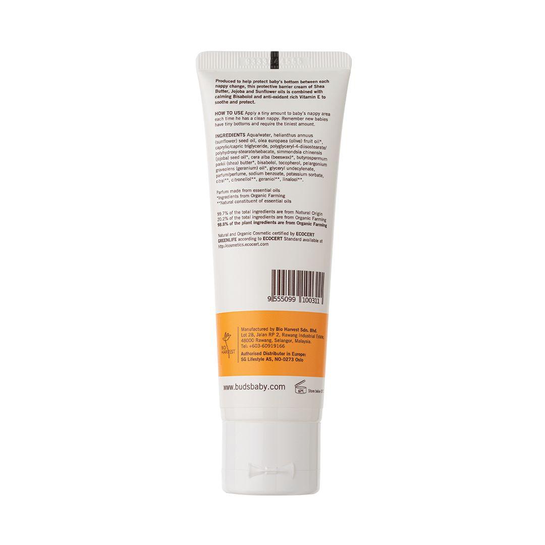 Buds Organics Nappy Time Change Cream, 75ml - exp 08/27