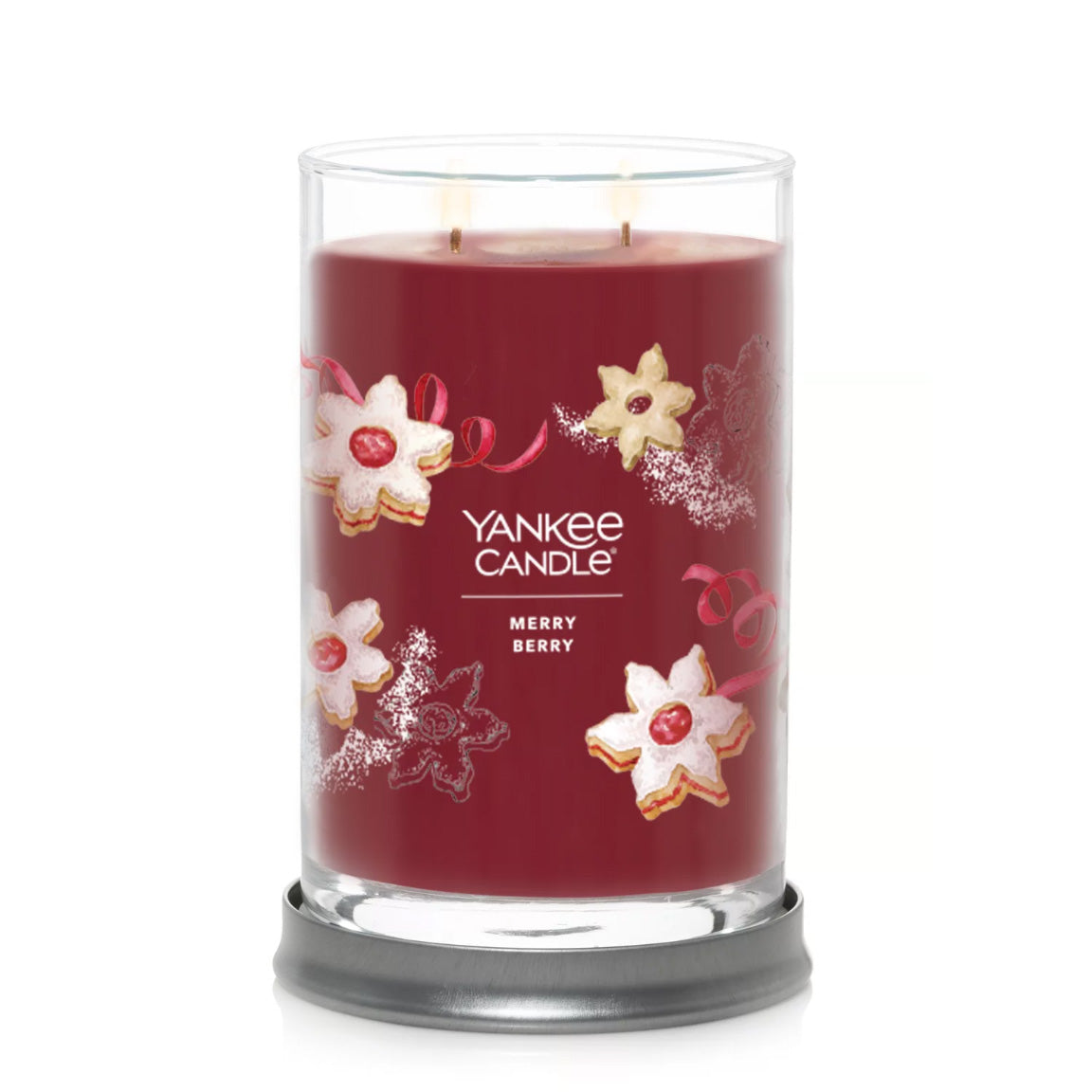 Yankee Candle Signature Large Tumbler Candle, 2-wicks (20oz) - Merry Berry