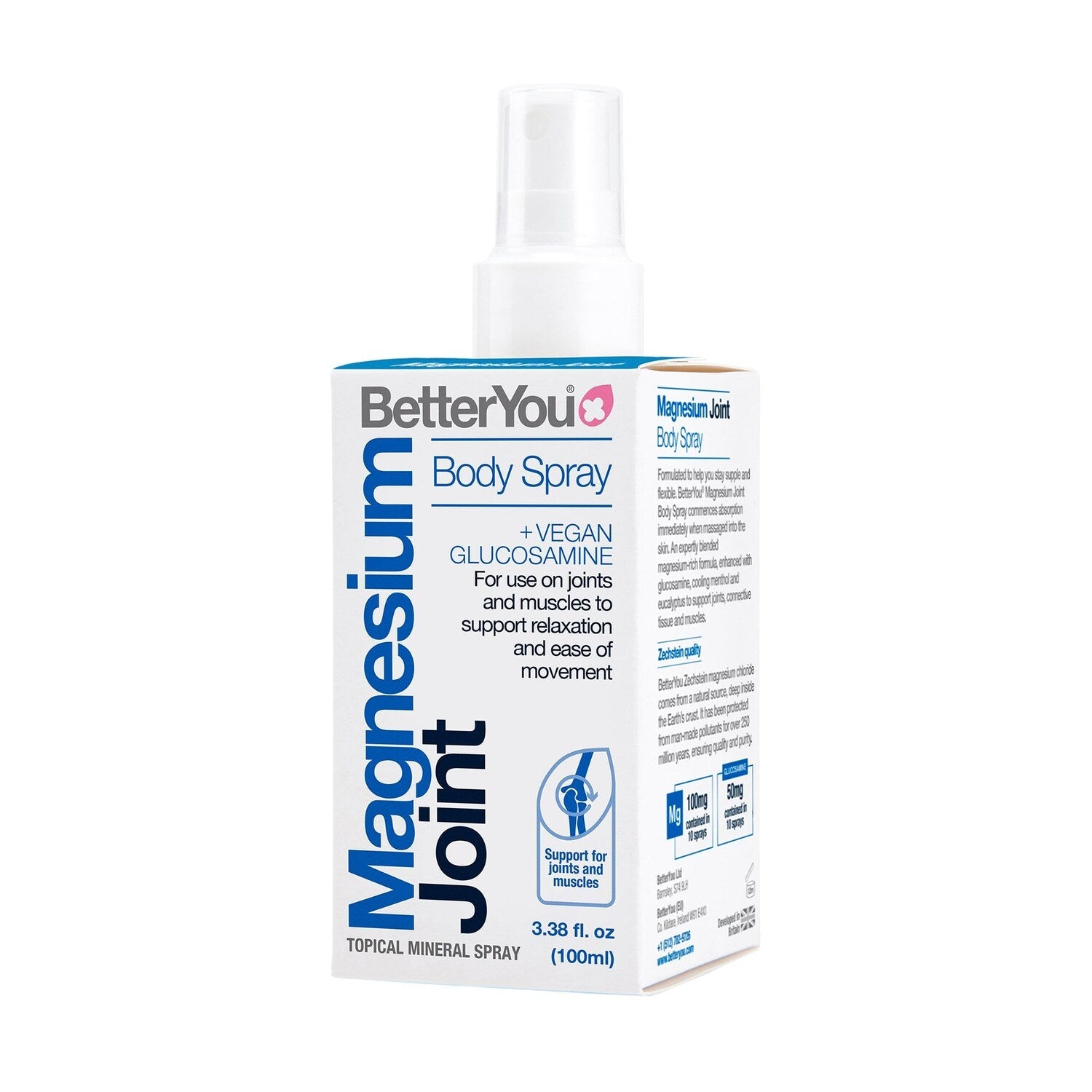 BetterYou Magnesium Oil Joint Spray 100ml packshot