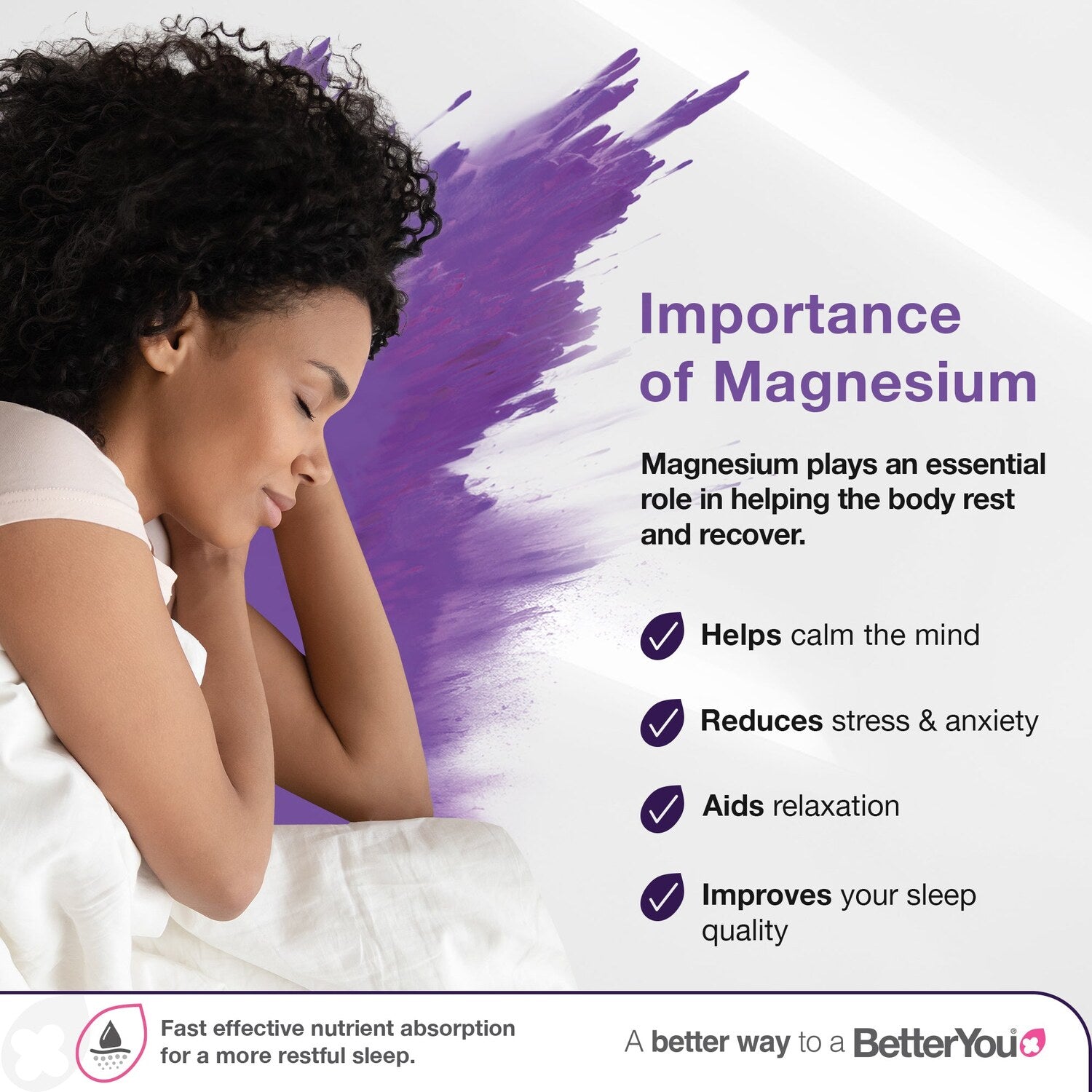 BetterYou Magnesium Sleep Body Spray importance of magnesium