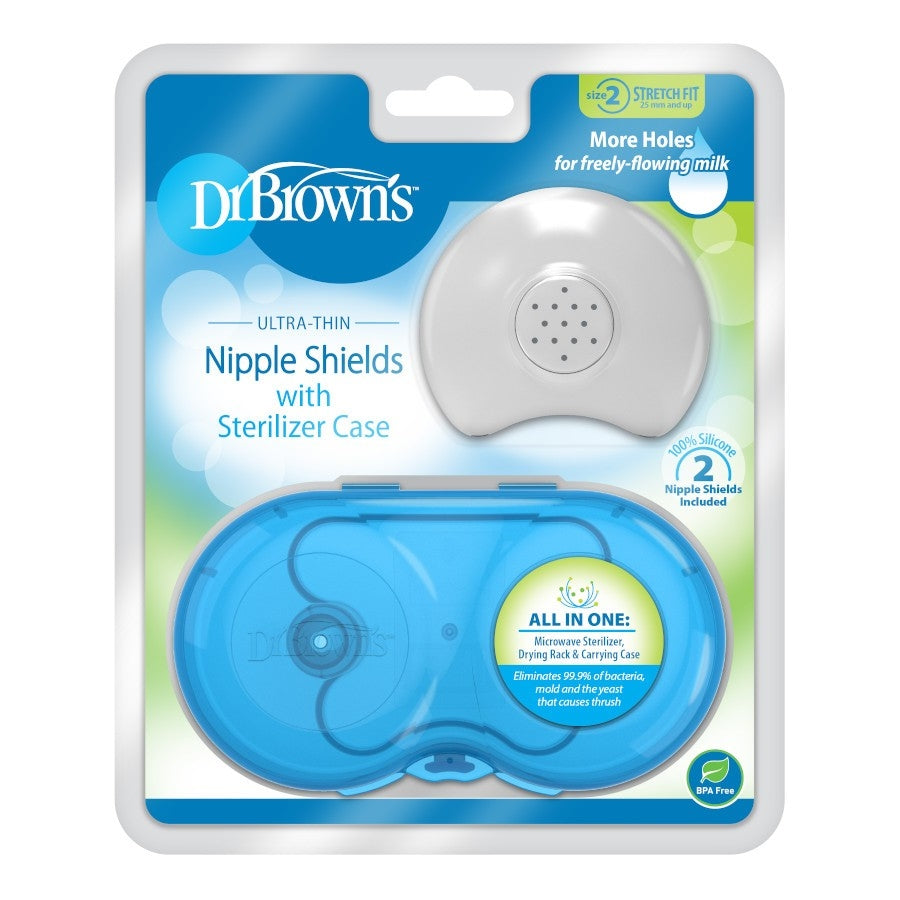 Dr. Brown’s Nipple Shields with Sterilizing Case
