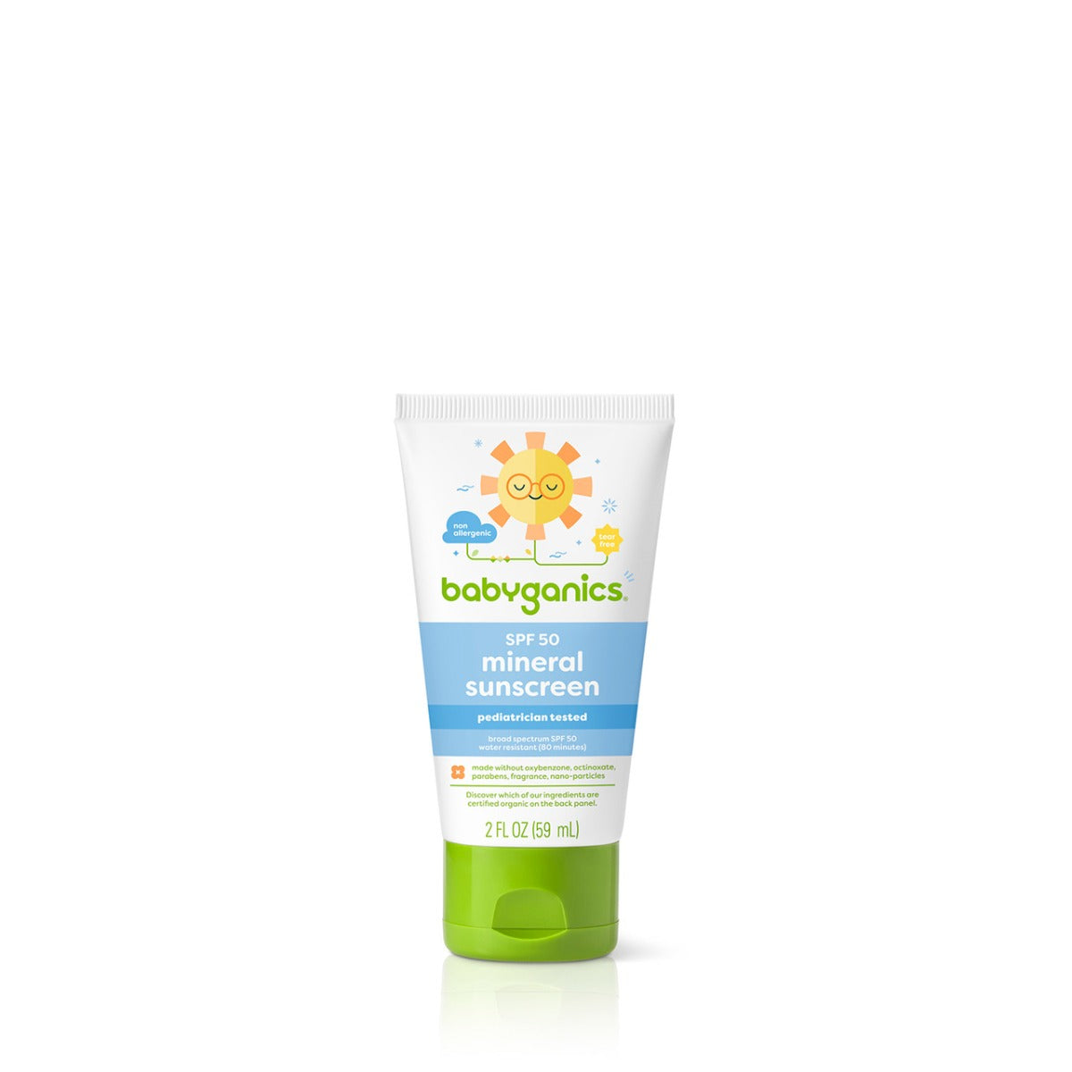 Babyganics SPF 50+ Baby Mineral Sunscreen Lotion (2oz) - exp 04/26