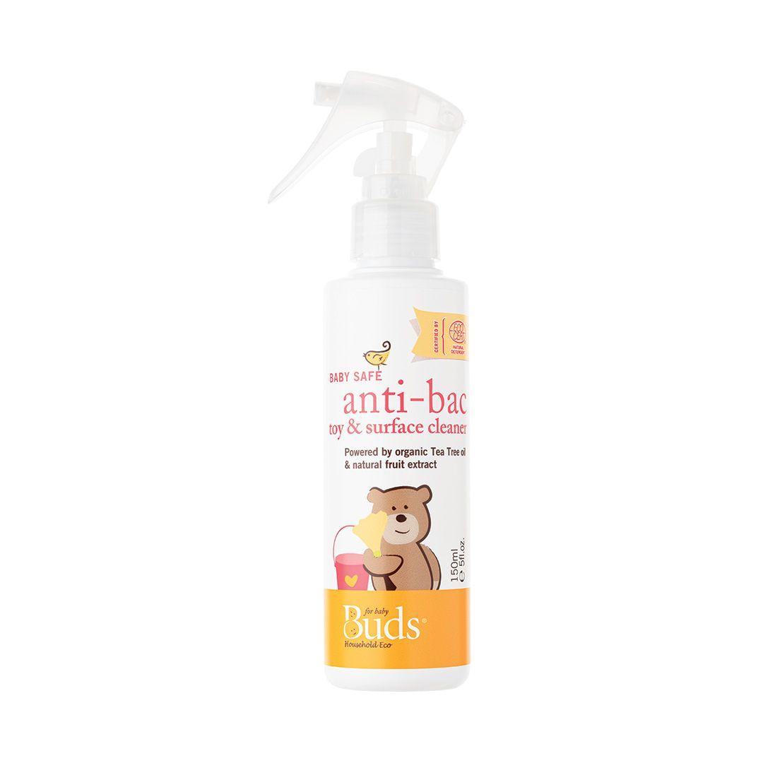 Buds Organics Baby Safe Anti-Bacteria Toy & Surface Sanitizer (Alcohol Free), 150ml (exp 02/28)